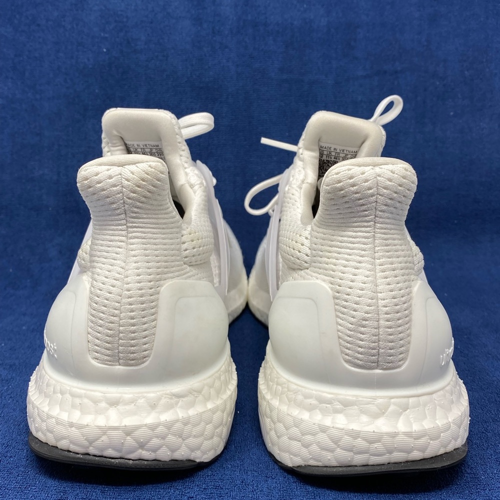 Adidas Ultra Boost 1.0 DNA Triple White HQ4202 Men’s Size 12 Used No Box WORN 1x - Picture 6 of 9